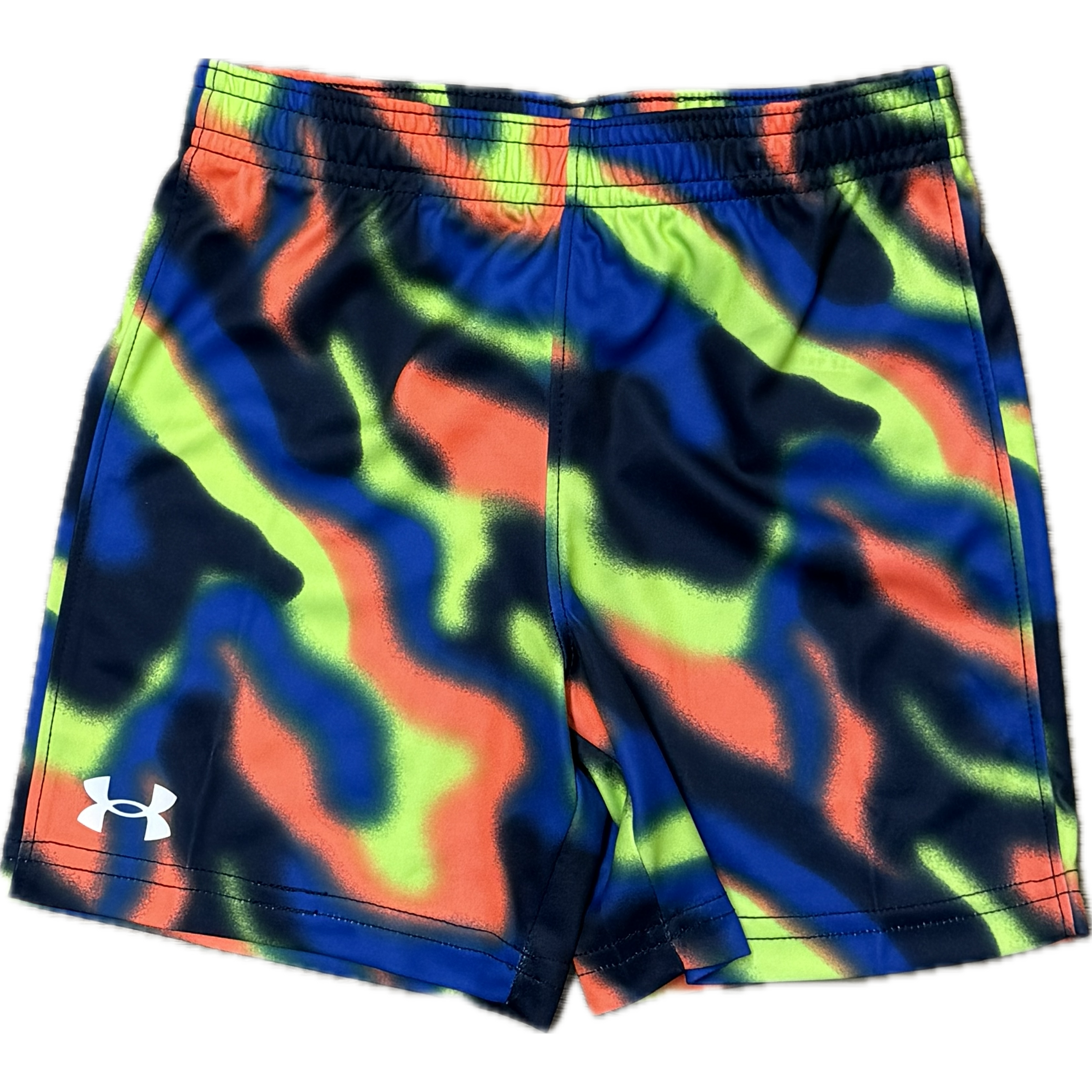 Under Armour Boys' Boost Printed Shorts- Blaze Orange-UNDER ARMOUR-Little Giant Kidz