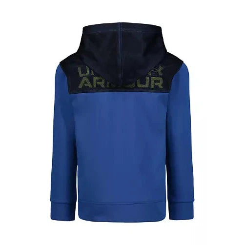 Under Armour Boys' Mesh Overlay Hoodie - Tech Blue-UNDER ARMOUR-Little Giant Kidz