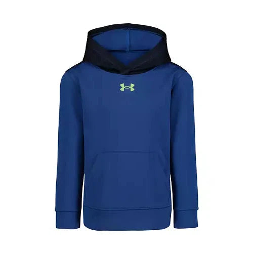 Under Armour Boys' Mesh Overlay Hoodie - Tech Blue-UNDER ARMOUR-Little Giant Kidz