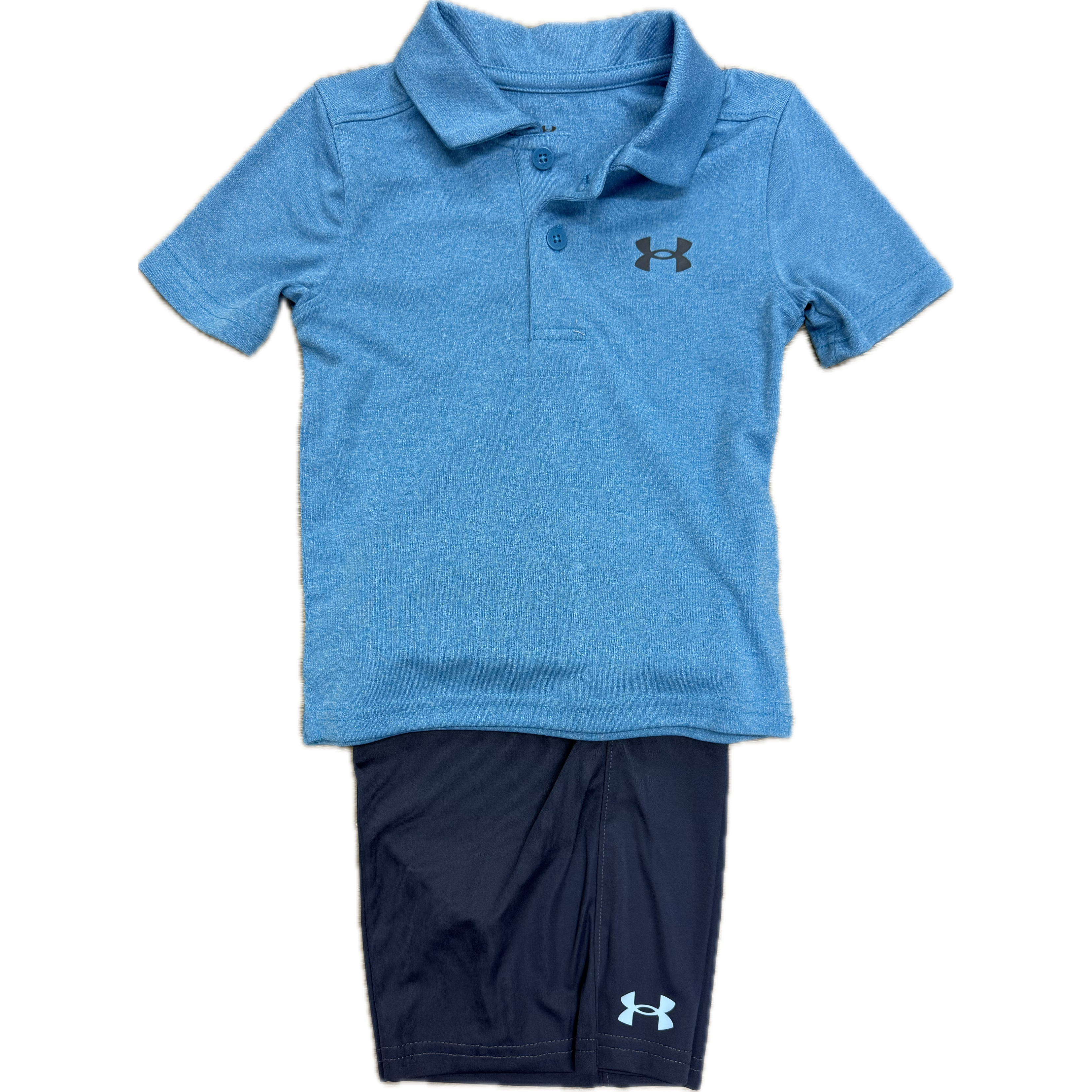 Under Armour Boys' Polo Short Set- Stream-UNDER ARMOUR-Little Giant Kidz