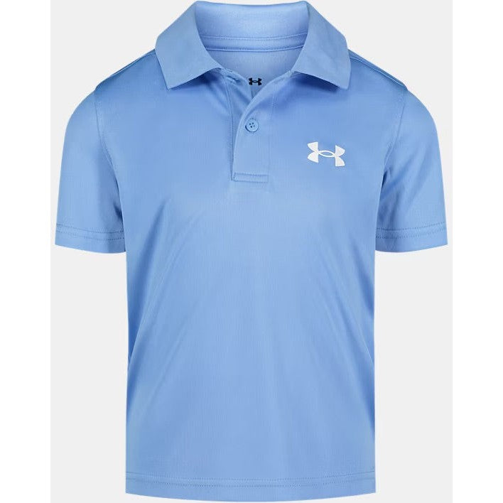 Under Armour Boys' UA Match Play Solid Polo - Carolina Blue-UNDER ARMOUR-Little Giant Kidz