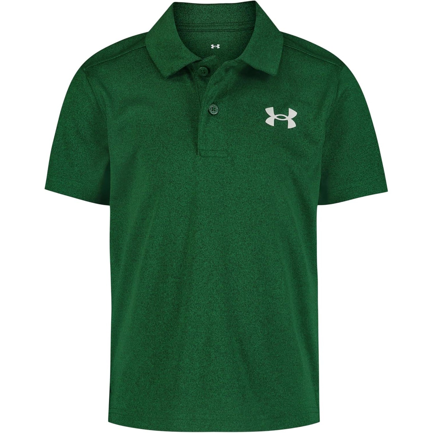 Under Armour Boys' UA Match Play Twist Polo - Marine OD Green-UNDER ARMOUR-Little Giant Kidz