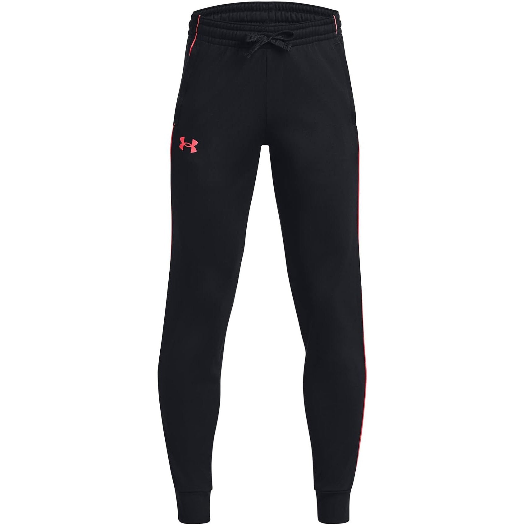 Under Armour Boys' UA Pennant 2.0 Pant - Black/Red-UNDER ARMOUR-Little Giant Kidz