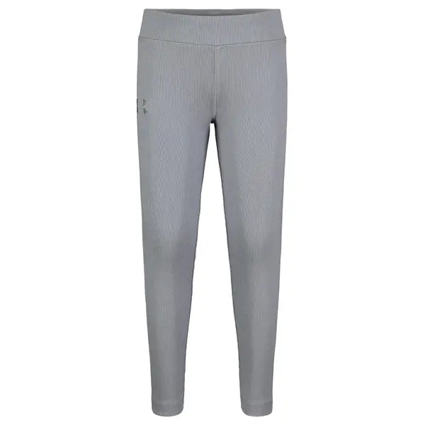 Under Armour Girl UA Iridescent Rib Legging - Mod Gray-UNDER ARMOUR-Little Giant Kidz