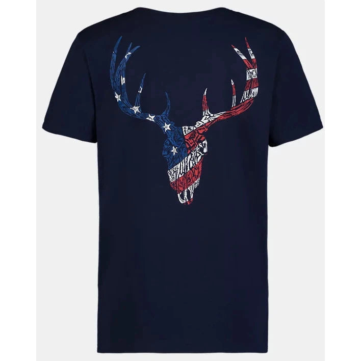 Under Armour Youth Boys' UA Flag Whitetail Short Sleeve Tee-UNDER ARMOUR-Little Giant Kidz