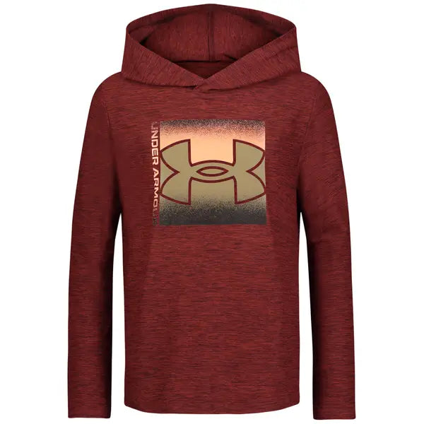 Under Armour Youth Boys' UA Twist Jersey Long Sleeve Hooded T-Shirt-UNDER ARMOUR-Little Giant Kidz