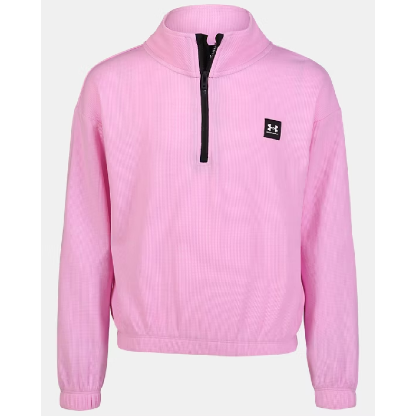 Under Armour Youth Girl's UA Thermal 1/4 Zip - Pink Dawn-UNDER ARMOUR-Little Giant Kidz