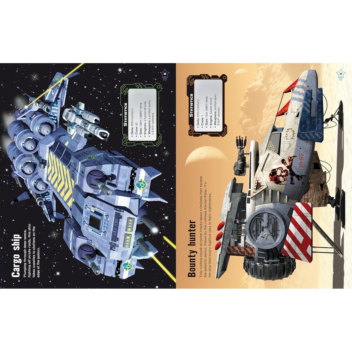 Usborne Books: Build Your Own Spaceships Sticker Book (Paperback Book)-HARPER COLLINS PUBLISHERS-Little Giant Kidz