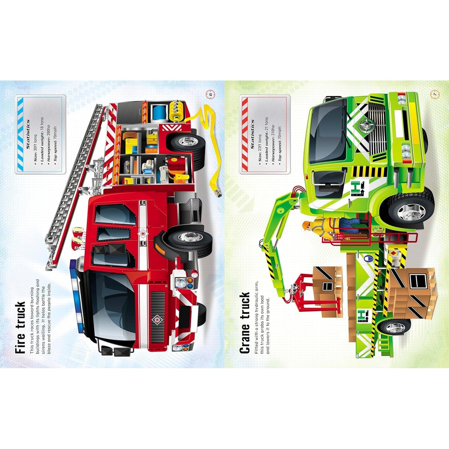 Usborne Books: Build Your Own Trucks Sticker Book (Paperback Book)-HARPER COLLINS PUBLISHERS-Little Giant Kidz