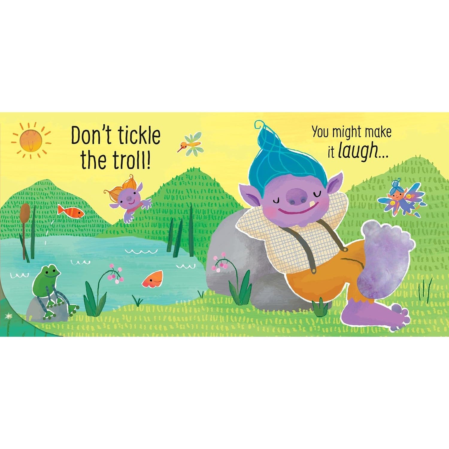 Usborne Books: Don't Tickle the Dragon! - Touchy-Feely Sounds (Board Book)-HARPER COLLINS PUBLISHERS-Little Giant Kidz