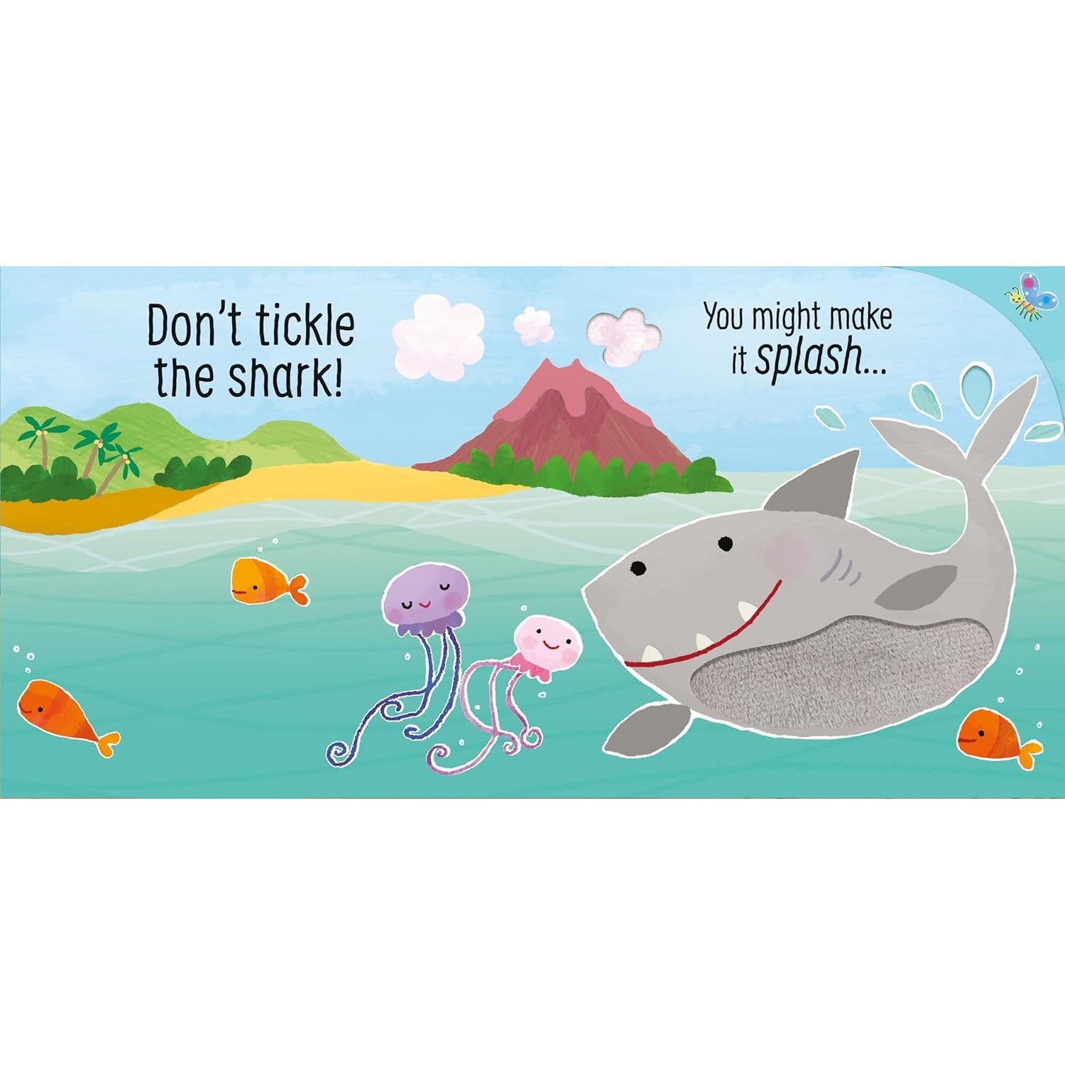 Usborne Books: Don't Tickle the Shark! - Touchy-Feely Sounds (Board Book)-HARPER COLLINS PUBLISHERS-Little Giant Kidz