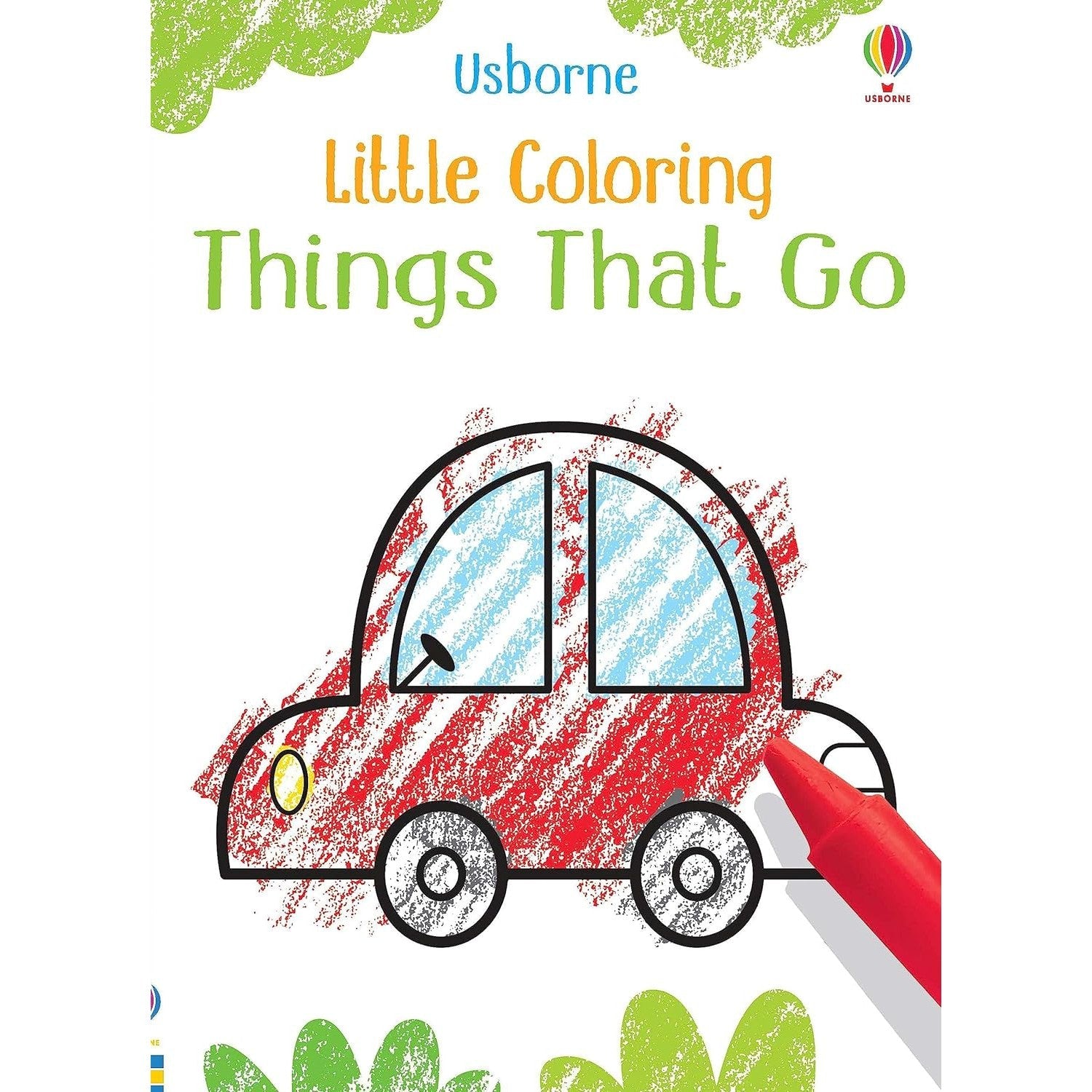 Usborne Books: Little Coloring: Things That Go (Paperback Book)-HARPER COLLINS PUBLISHERS-Little Giant Kidz