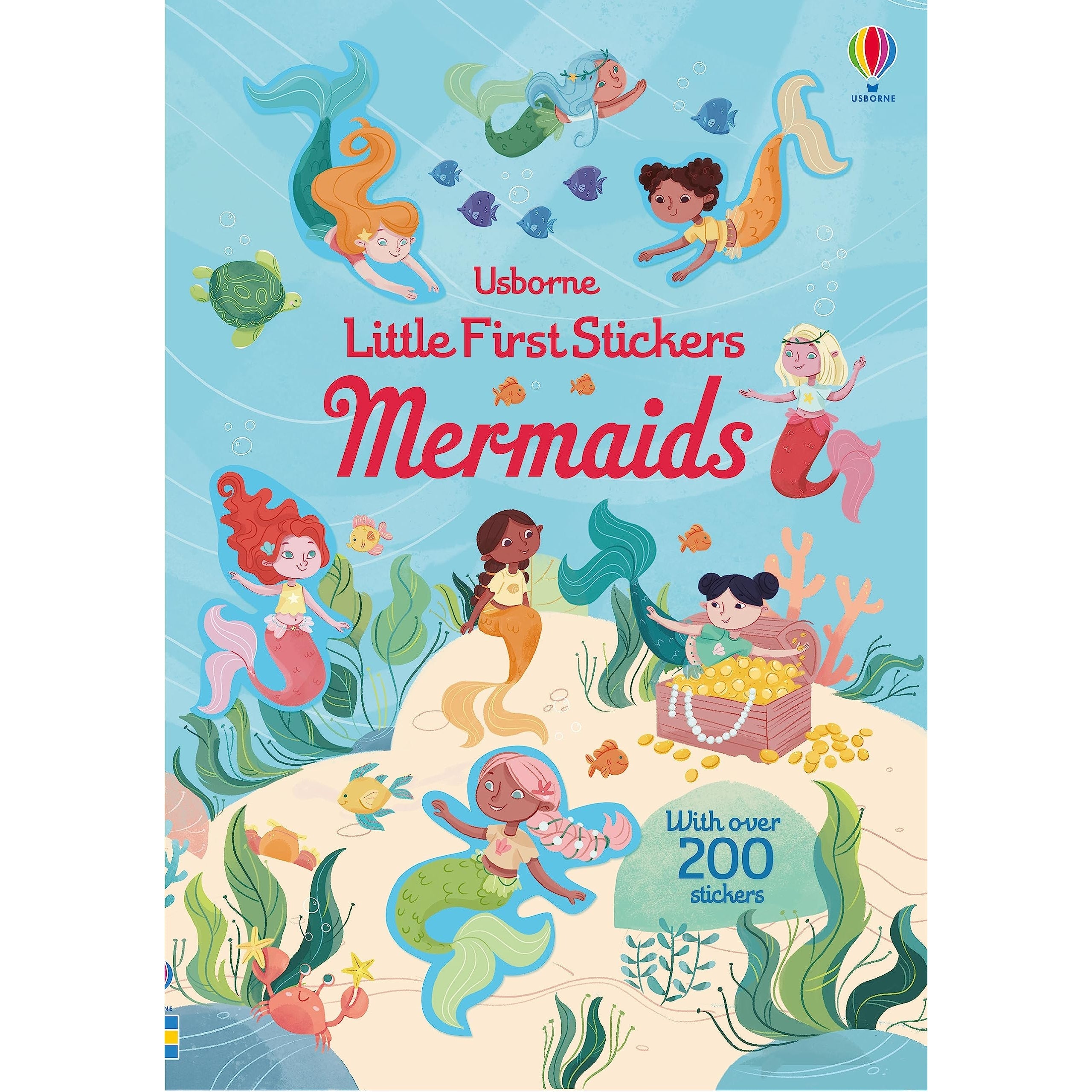 Usborne Books: Little First Stickers - Mermaids (Paperback Book)-HARPER COLLINS PUBLISHERS-Little Giant Kidz