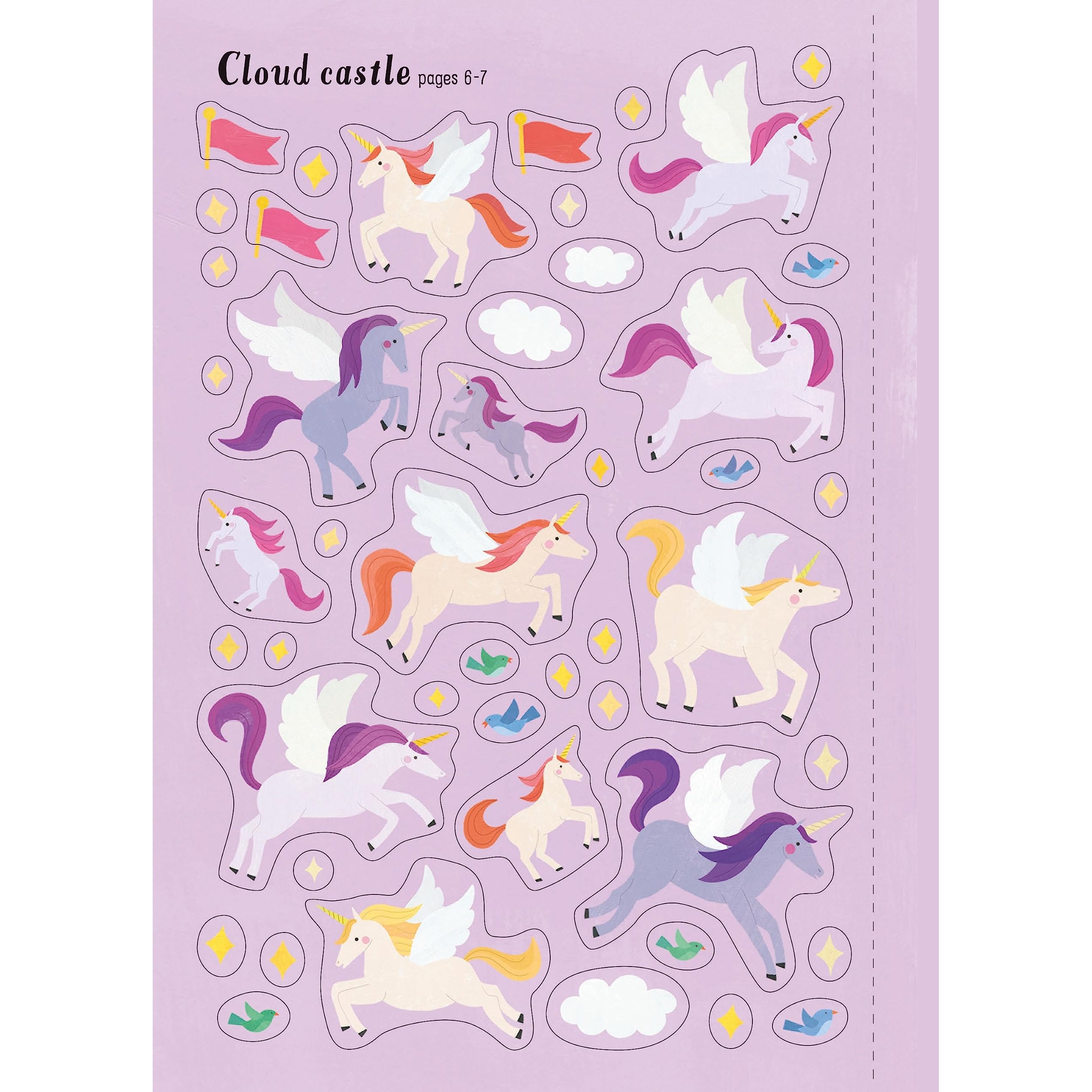 Little Stickers Unicorns [Book]