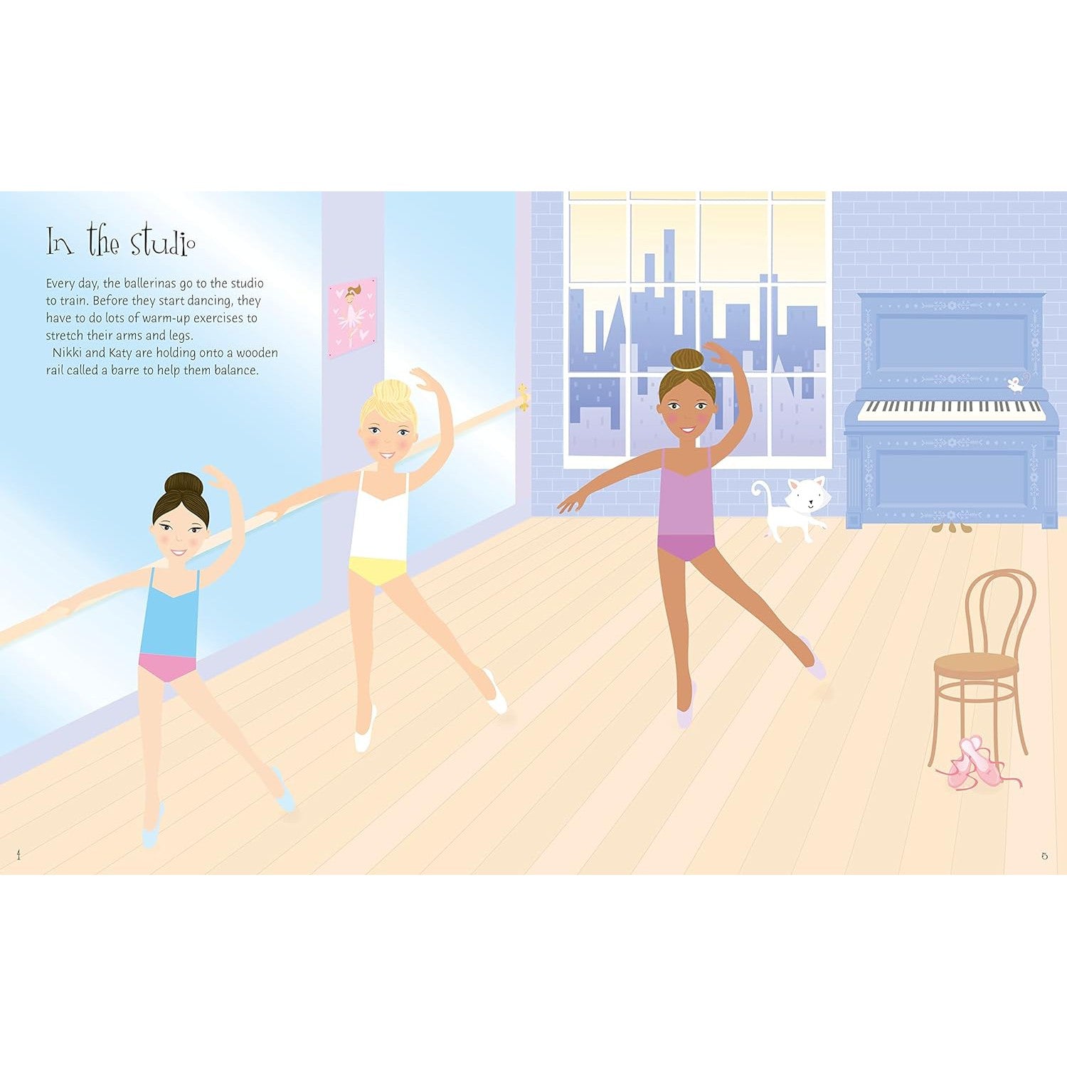 Usborne Books: Sticker Dolly Dressing - Ballerinas (Paperback Book)-HARPER COLLINS PUBLISHERS-Little Giant Kidz