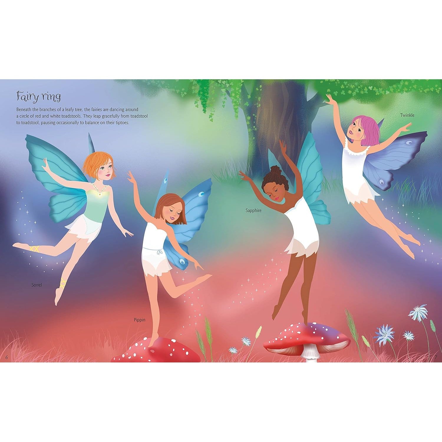 Usborne Books: Sticker Dolly Dressing - Dancing Fairies (Paperback Book)-HARPER COLLINS PUBLISHERS-Little Giant Kidz