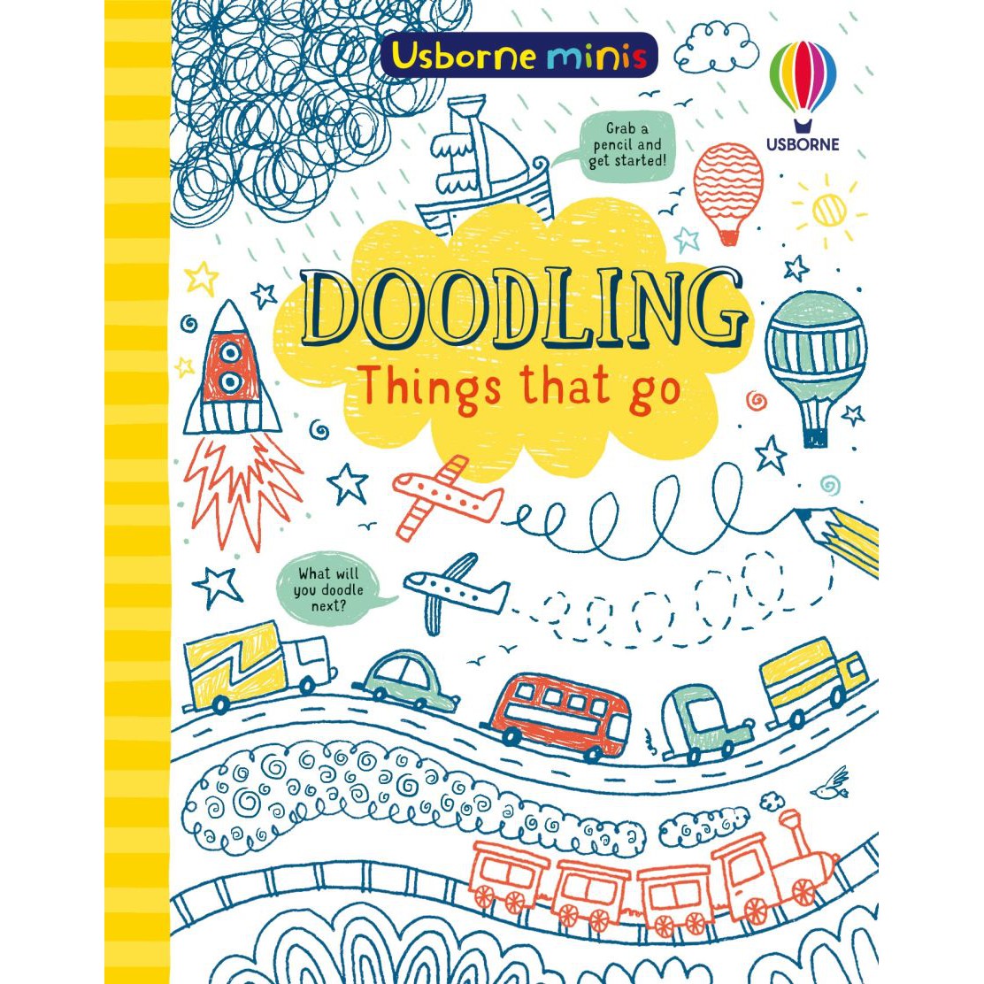 Usborne Minis: Doodling Things That Go (Paperback Book)-HARPER COLLINS PUBLISHERS-Little Giant Kidz