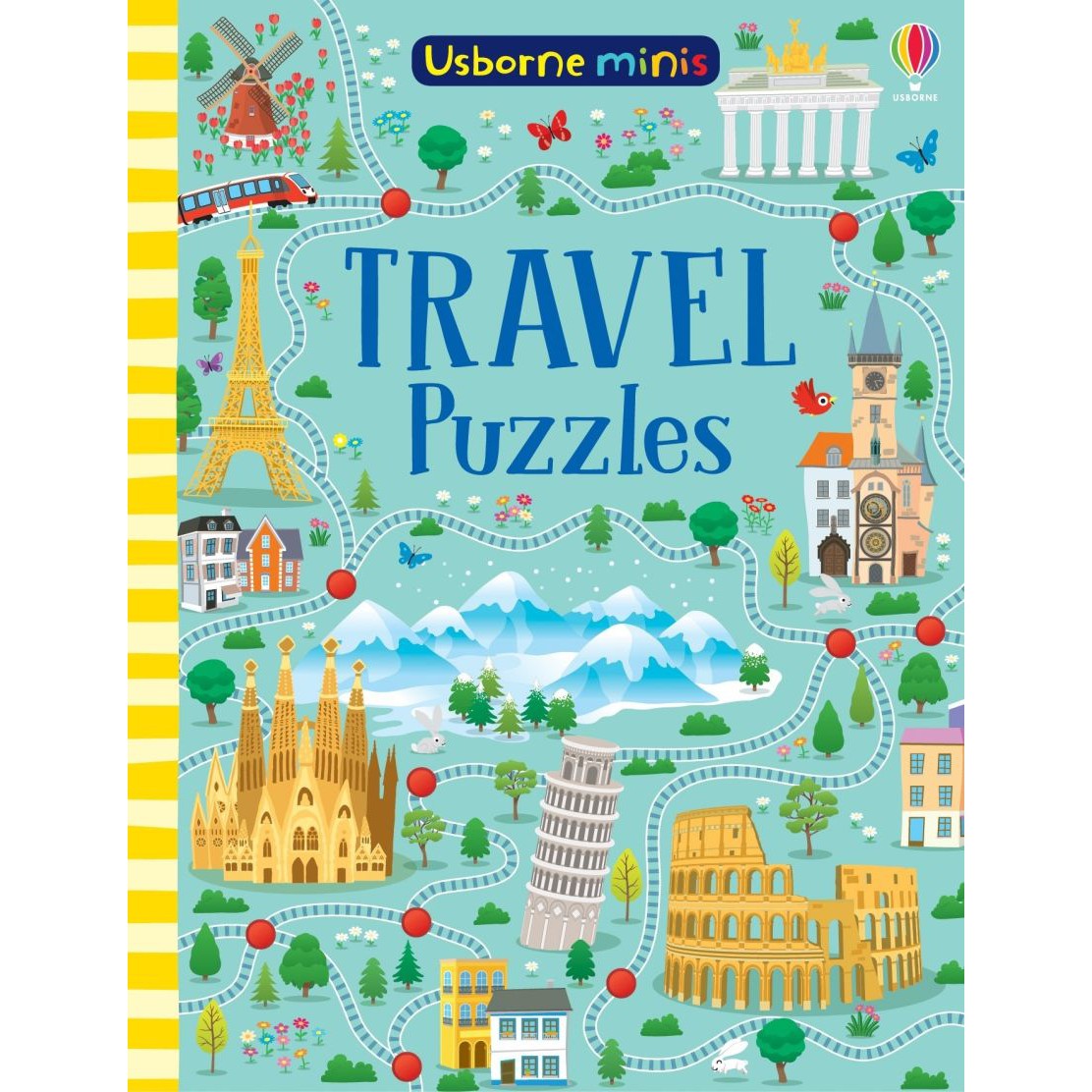 Usborne Minis: Travel Puzzles (Paperback Book)-HARPER COLLINS PUBLISHERS-Little Giant Kidz