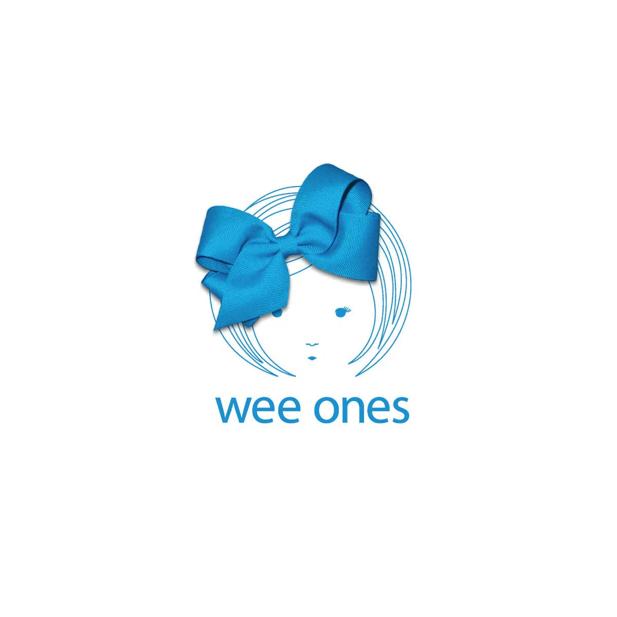 Wee Ones King Festive Birthday Girl Printed Grosgrain Hair Bow - Dots-WEE ONES-Little Giant Kidz