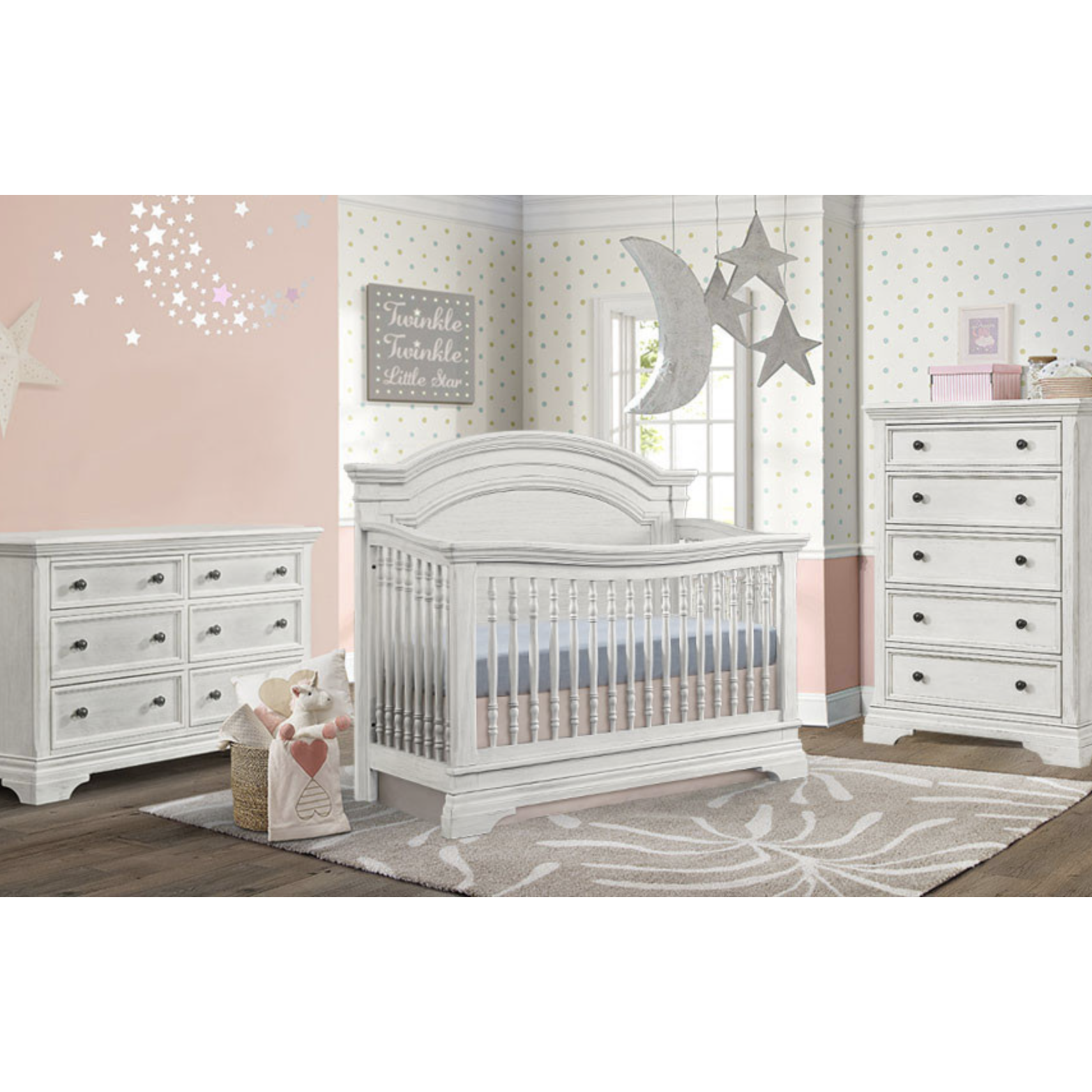 Westwood Design Olivia Nursery Collection - Brushed White-WESTWOOD-Little Giant Kidz