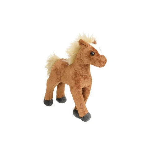 Wild Republic Cuddlekins Mini Brown Foal Standing Stuffed Animal - 8"-Wild Republic-Little Giant Kidz