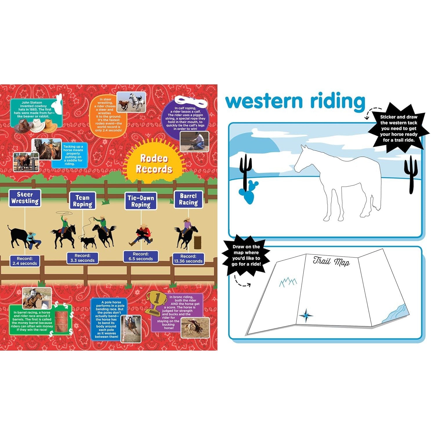 Workman Publishing: Peel + Discover: Horses-HACHETTE BOOK GROUP USA-Little Giant Kidz