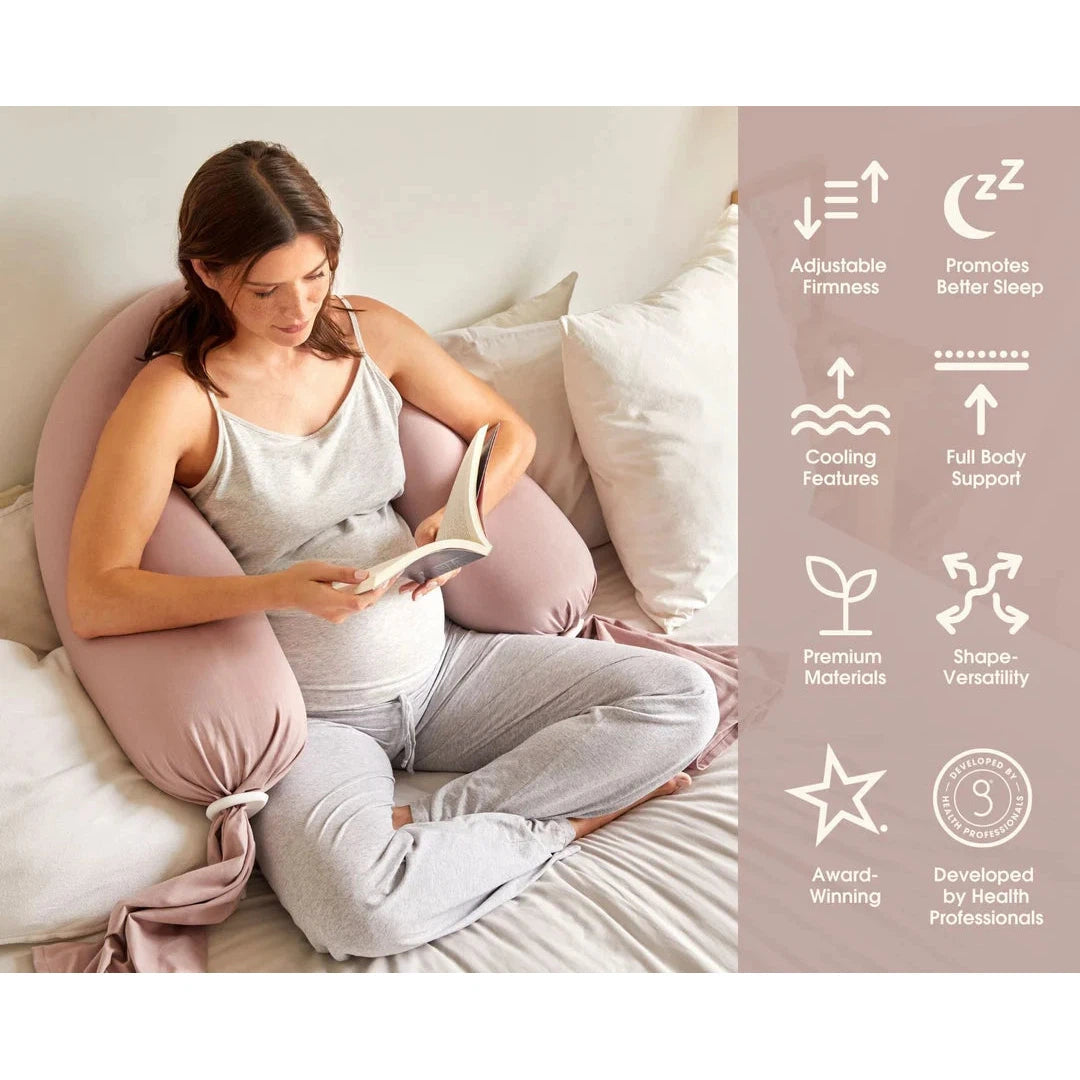 bbhugme Pregnancy Pillow Dusty Pink