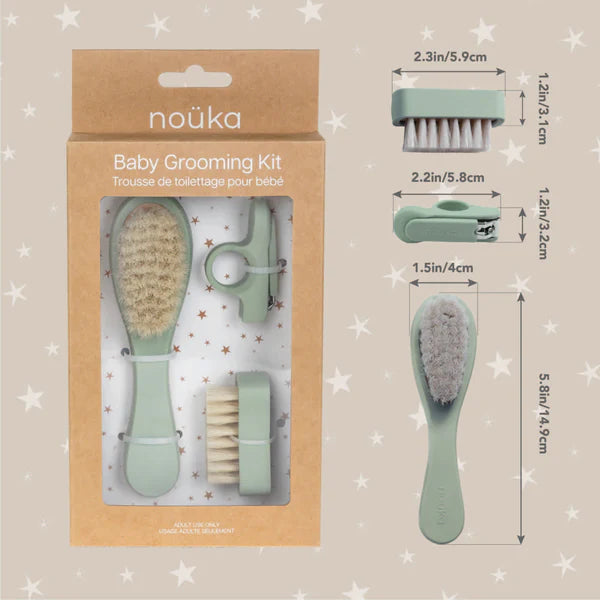 noüka Baby Grooming Kit - Leaf-Maighan Distribution-Little Giant Kidz