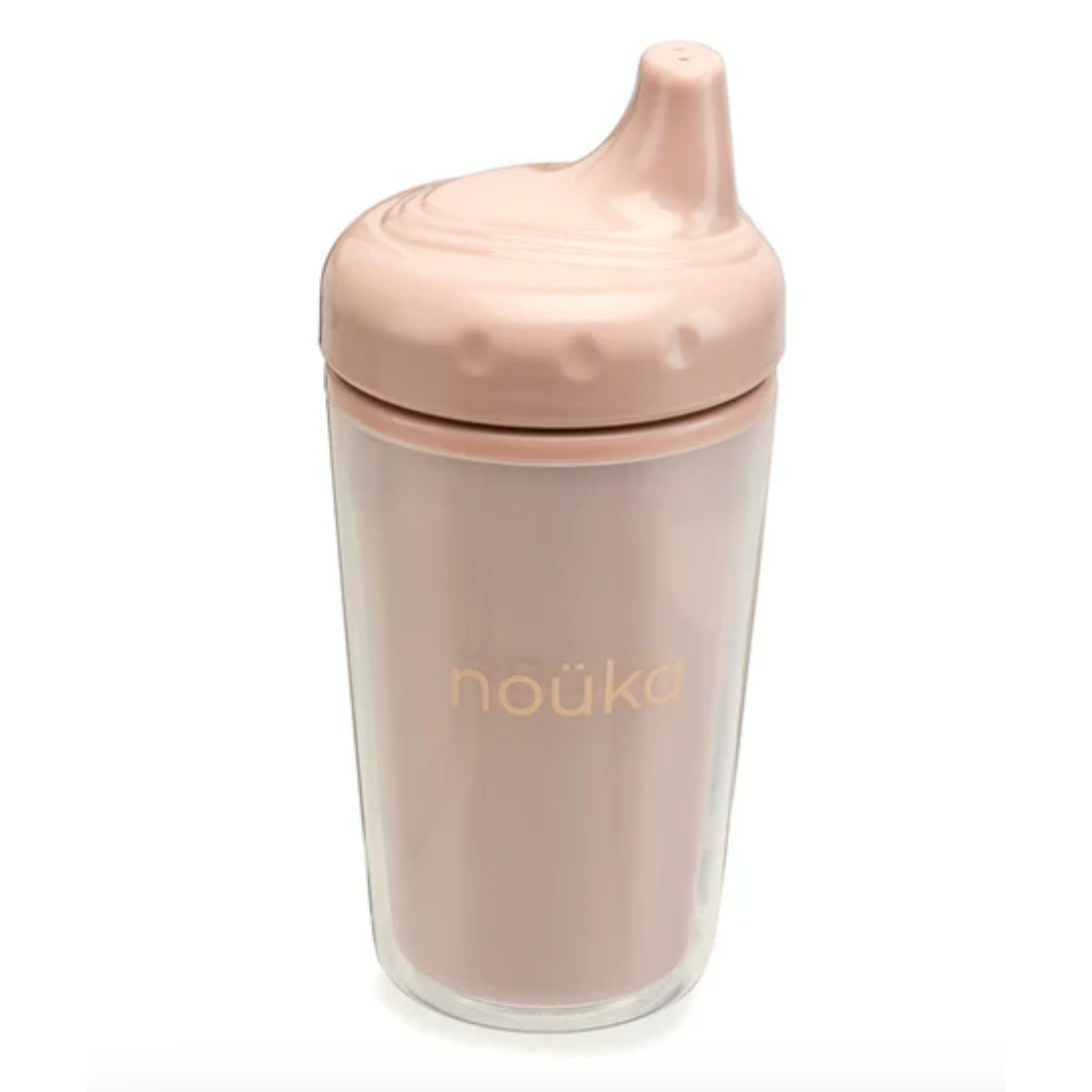 noüka Insulated Sippy Cup - Soft Blush-Maighan Distribution-Little Giant Kidz