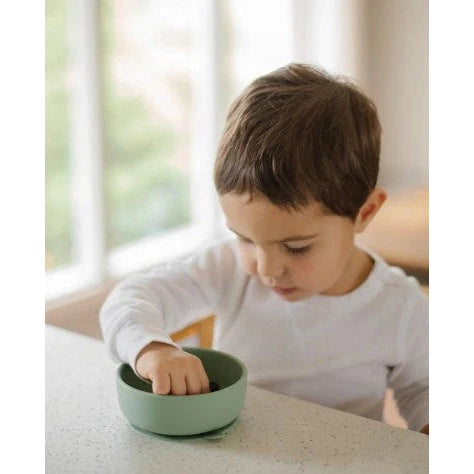 noüka Suction Bowl - Leaf-Maighan Distribution-Little Giant Kidz