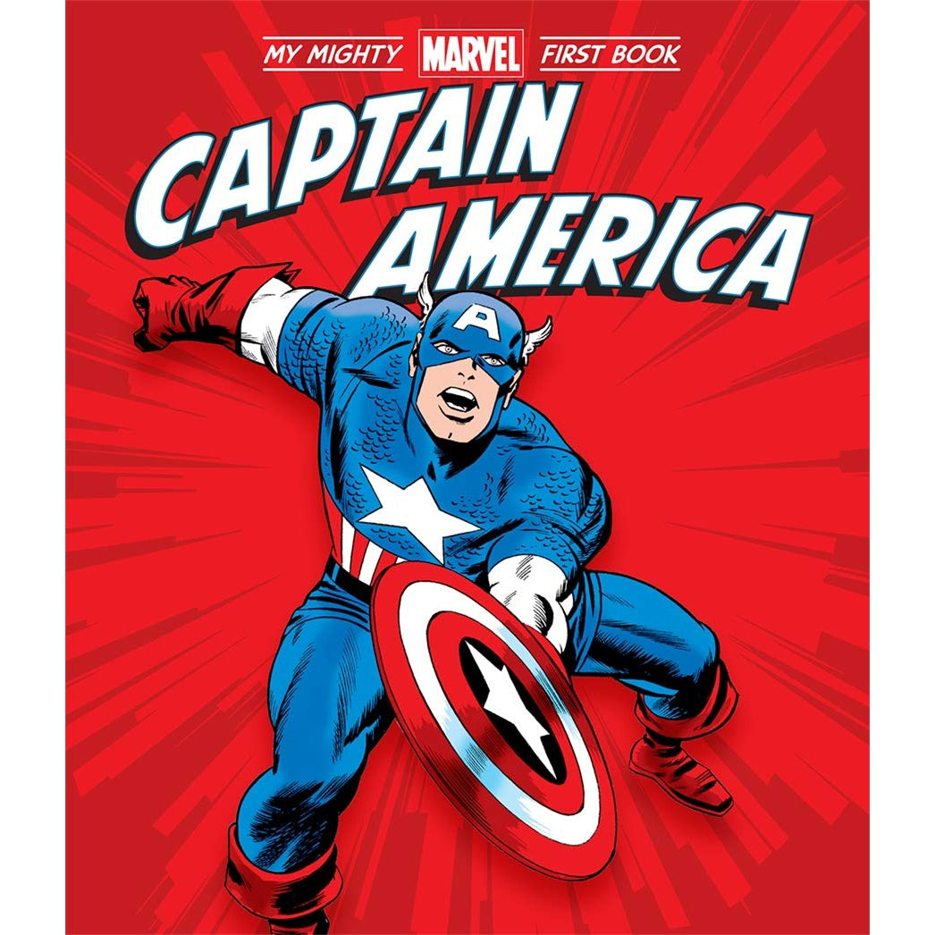 Abrams Books: Captain America: My Mighty Marvel First Book (Board Book)-ABRAMS BOOKS-Little Giant Kidz