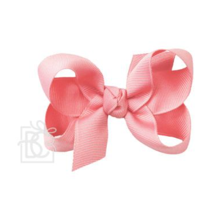 Beyond Creations Grosgrain Bow Medium on Alligator Clip (BKMAC) - Pink-BEYOND CREATIONS-Little Giant Kidz