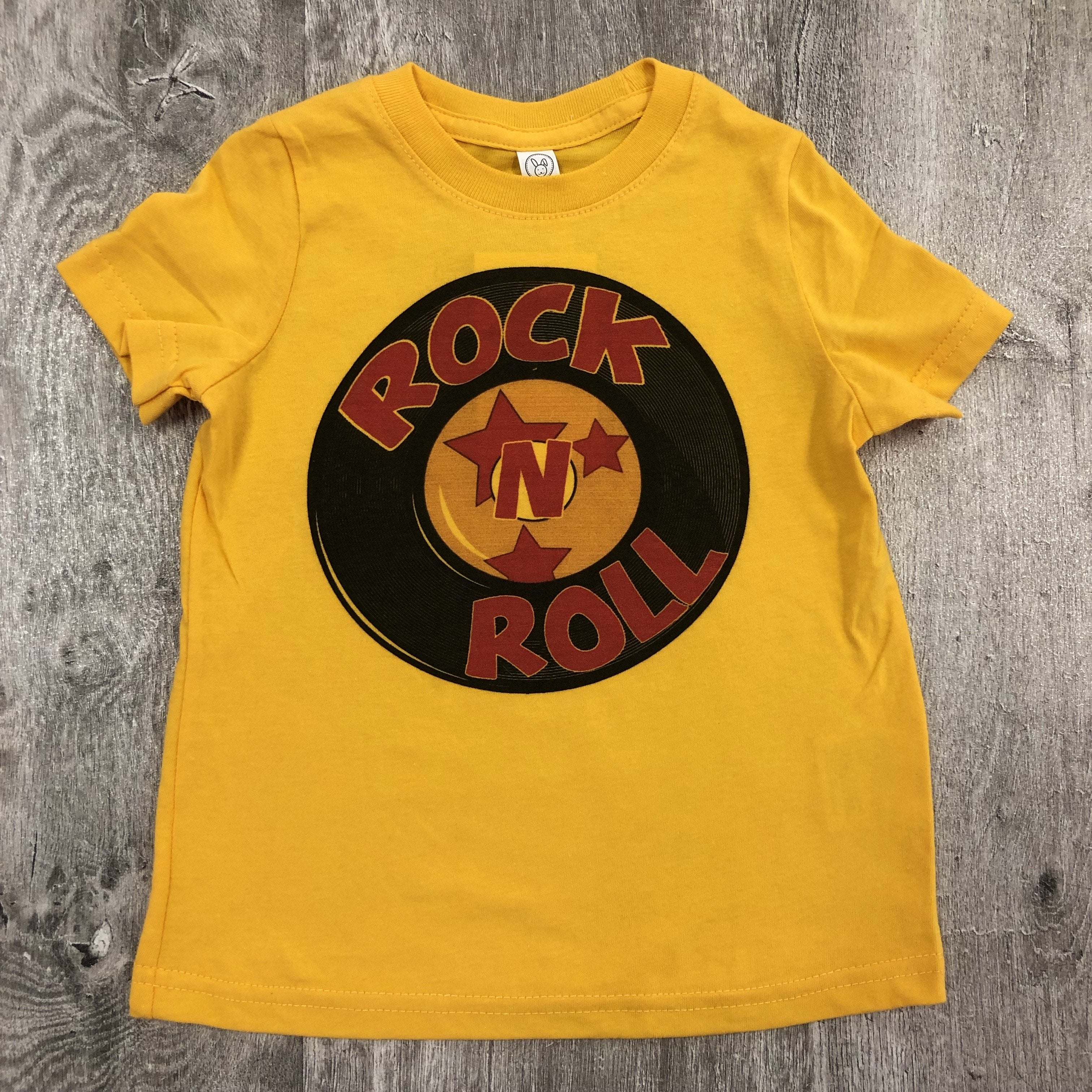 Bling-A-Gogo Rock-n-Roll Album Gold Tee-Bling-A-Gogo-Little Giant Kidz