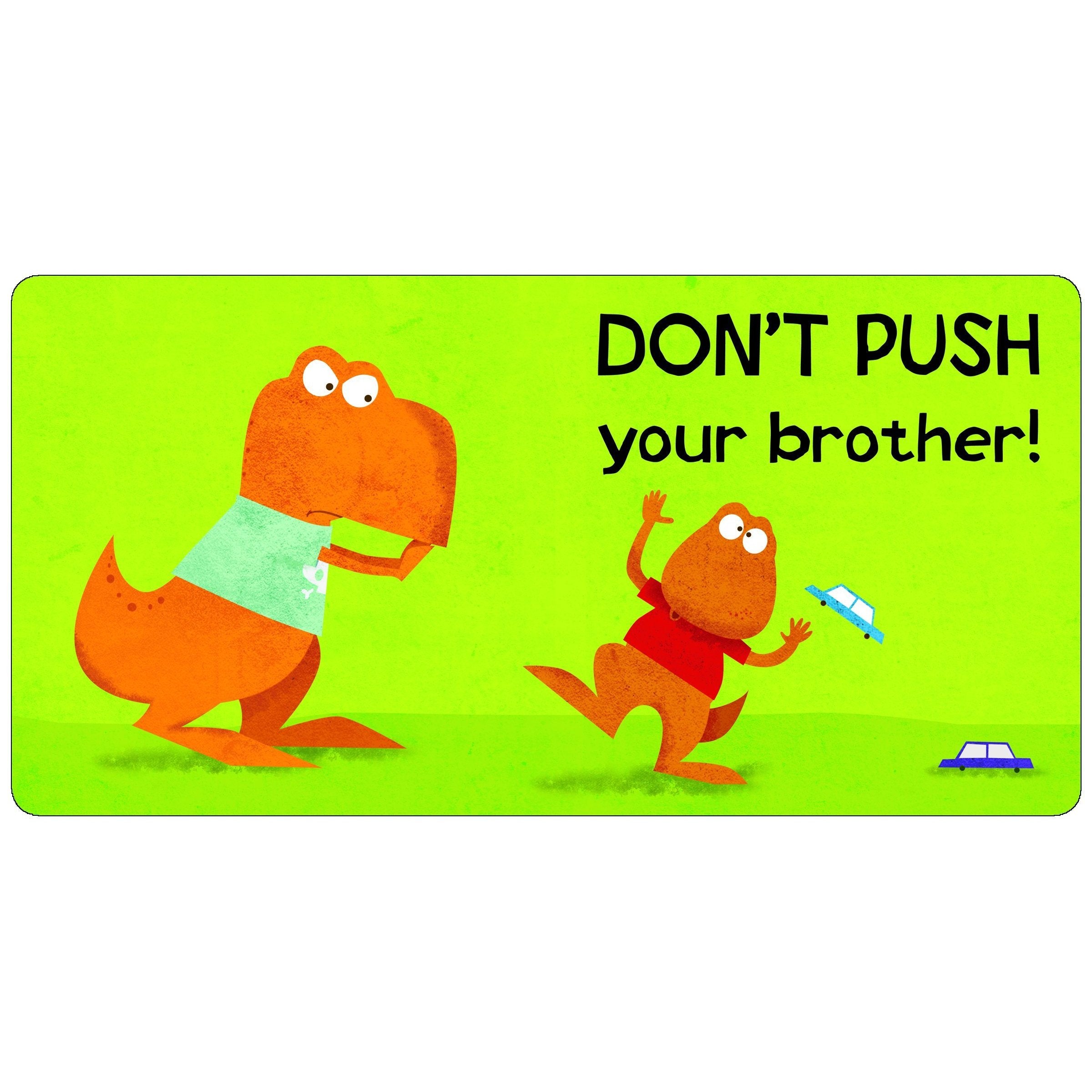 Capstone Publishing: Little Dinos Don't Push (Board Book)-CAPSTONE PUBLISHING-Little Giant Kidz