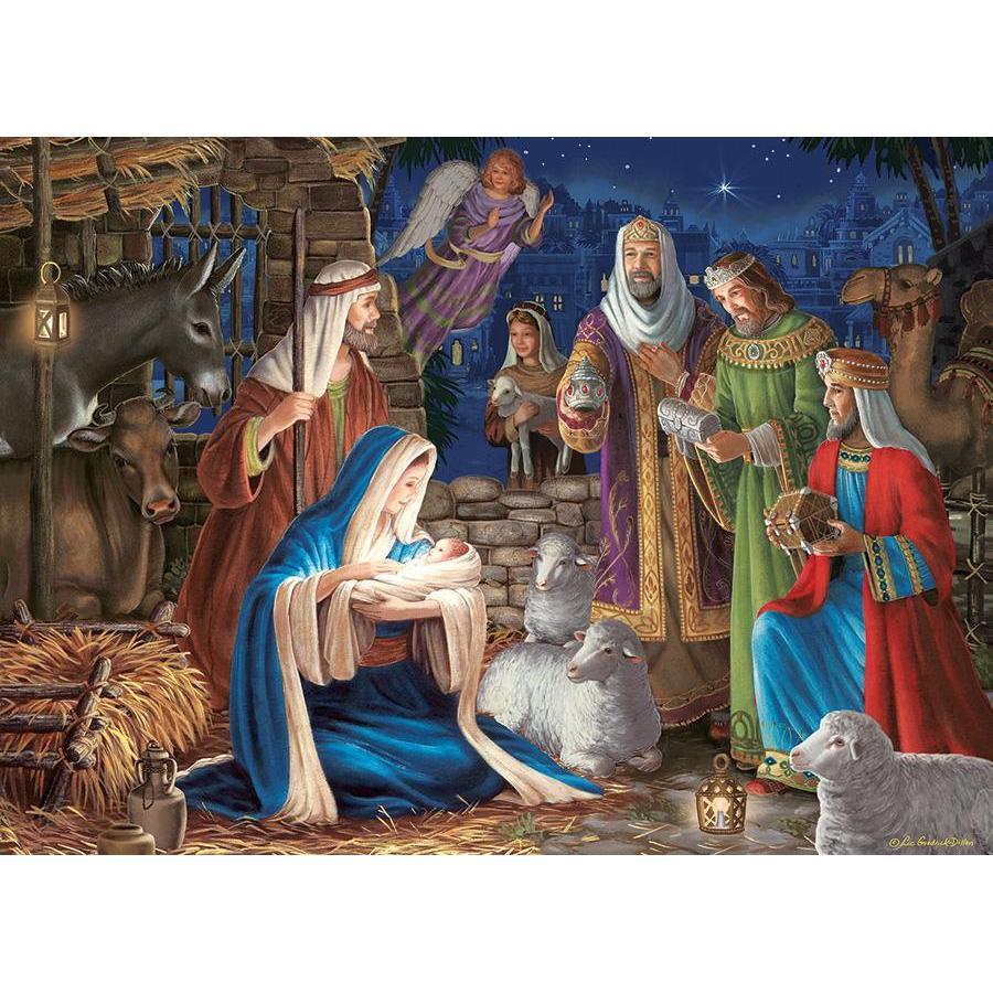 Cobble Hill 1000 Piece (Family) Puzzle - Miracle in Bethlehem – Little ...