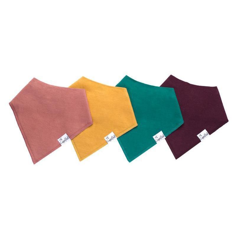 Copper Pearl Jade Baby Bandana Bib Set (4 Pack)-COPPER PEARL-Little Giant Kidz