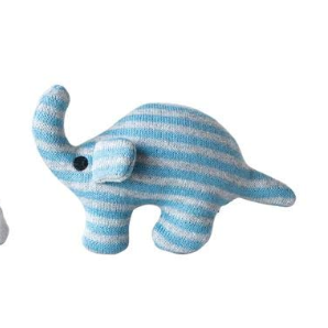 Creative Co-Op Cotton Knit Animal Rattle-COOP-Little Giant Kidz