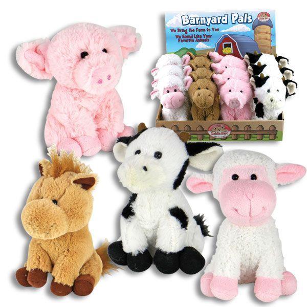 Cuddle Barn - Barnyard Pals 6" Animal Sounds Plush Stuffed Toy-CUDDLE BARN-Little Giant Kidz