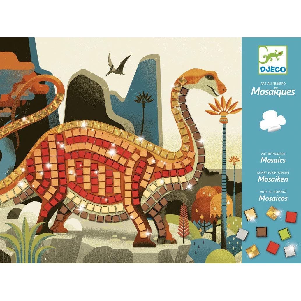 DJECO Petit Gifts Mosaics - Dinosaurs-DJECO-Little Giant Kidz