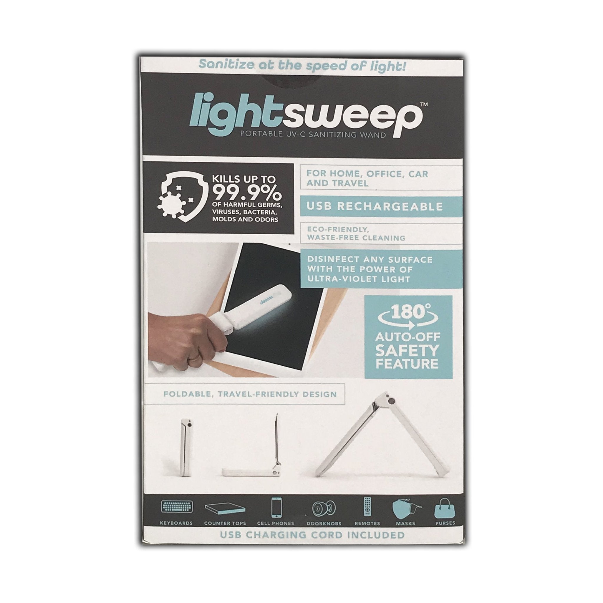 DM Merchandising Light Sweet Portable UV-C Sanitizing Wand-DM MERCHANDISING INC-Little Giant Kidz