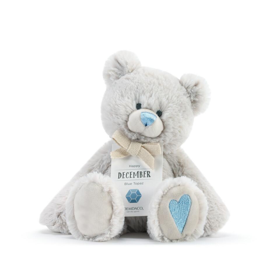 Demdaco Birthstone Bear - December-DEMDACO-Little Giant Kidz