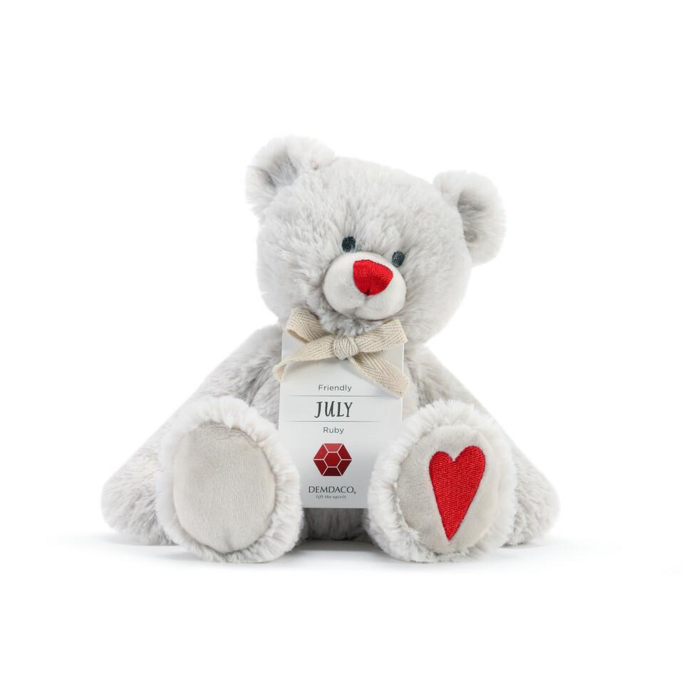 Demdaco Birthstone Bear - July-DEMDACO-Little Giant Kidz