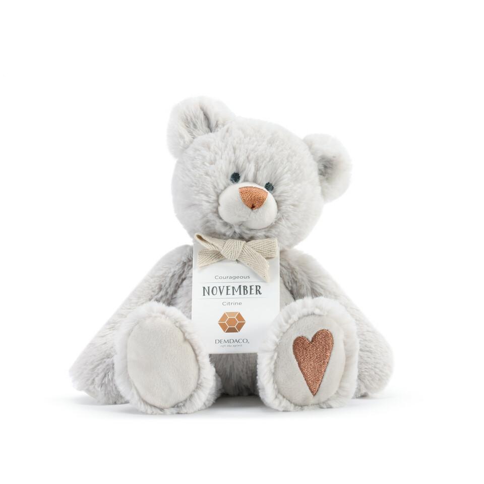 Demdaco Birthstone Bear - November-DEMDACO-Little Giant Kidz