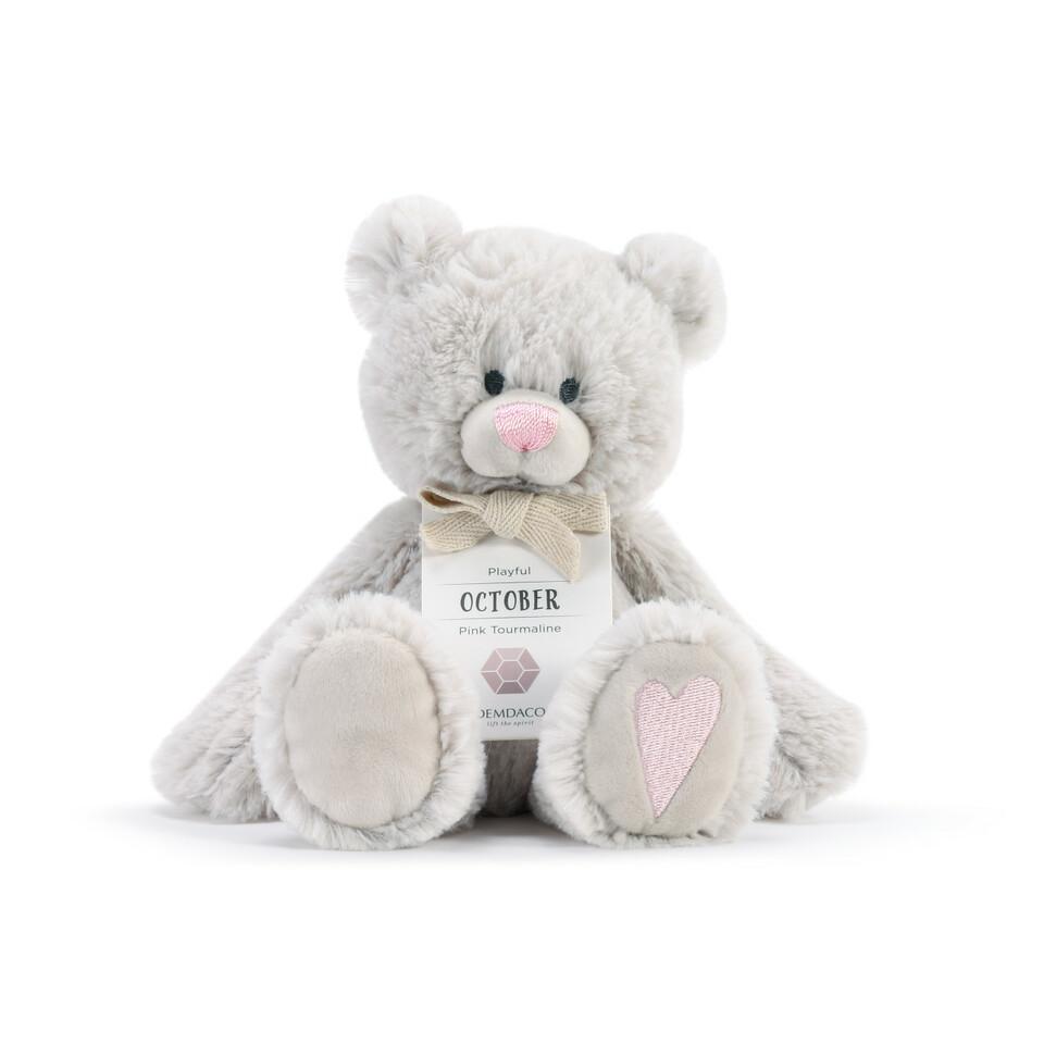 Demdaco Birthstone Bear - October-DEMDACO-Little Giant Kidz