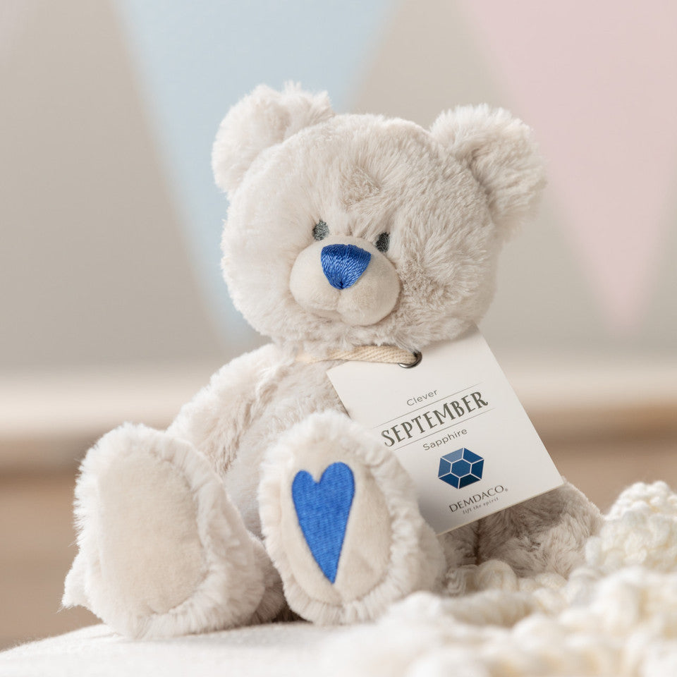 Demdaco Birthstone Bear - September-DEMDACO-Little Giant Kidz