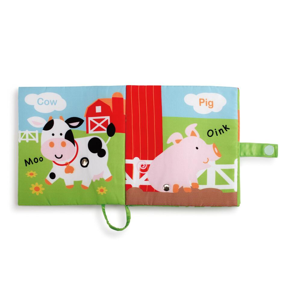 Demdaco Love to Play - Barnyard Friends Soft Book with Sound-DEMDACO-Little Giant Kidz