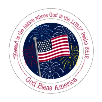 Fruit-Full Kids God Bless America Plate-Fruit-Full Kids-Little Giant Kidz