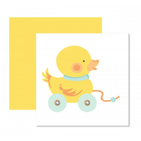 Gift Enclosure Card - Yellow Ducky-CR GIBSON-Little Giant Kidz