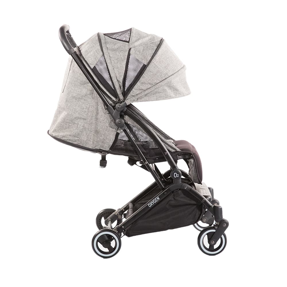 Guzzie + Guss Oxygen Stroller - Salt & Pepper-GUZZIE + GUSS-Little Giant Kidz