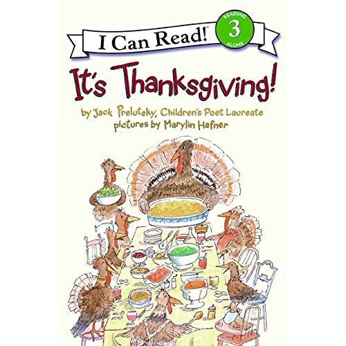 Harper Collins: I Can Read Level 3: It's Thanksgiving!-HARPER COLLINS PUBLISHERS-Little Giant Kidz